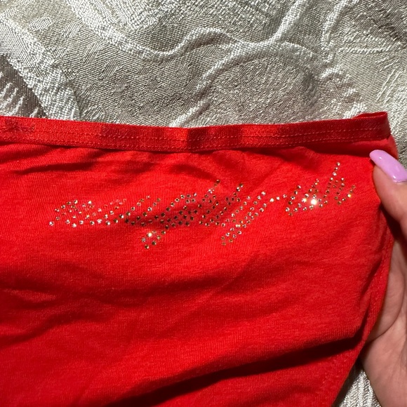 PINK Victoria's Secret Bold Red Panties - Picture 4 of 4